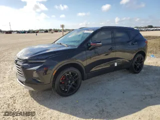 2022 Chevrolet Blazer LT with VIN 3GNKBDRS2NS130934, listed as a Copart auction lot 85164934 with 27,266 mi miles and Salvage Title. Bid and sale history available at carsss.com. Image 1.