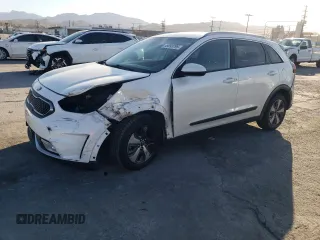 2018 Kia Niro LX with VIN KNDCB3LC6J5203171, listed as a Copart auction lot 49993795 with 57,575 mi miles and Salvage Title. Bid and sale history available at carsss.com. Image 1.