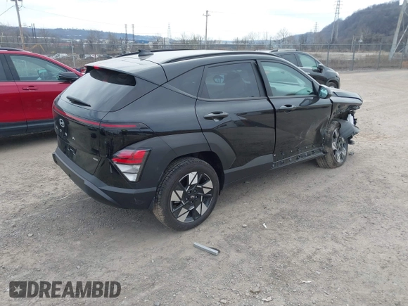 2025 Hyundai Kona SEL Convenience with VIN KM8HCCAB6SU189627, listed as a IAAI auction lot 41836762 with 994 mi miles and . Bid and sale history available at DreamBid. Image 4.