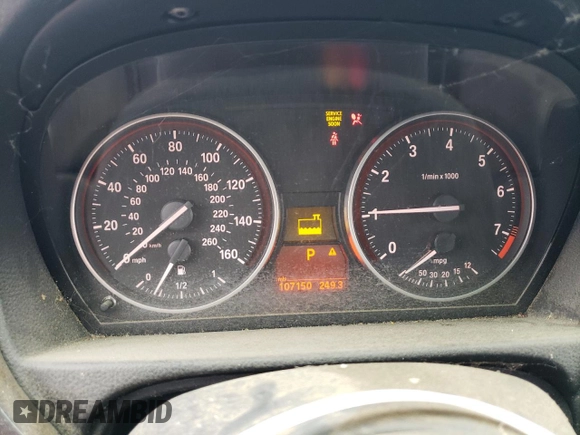 2008 BMW 3 Series 328i with VIN WBAVC57508NK77545, listed as a Copart auction lot 71871404 with 107,150 mi miles and Salvage title. Bid and sale history available at DreamBid. Image 9.