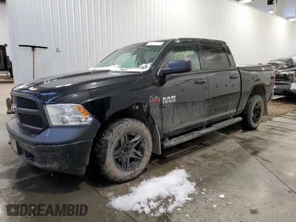 2016 Ram 1500 Tradesman z VIN 1C6RR7KM7GS285498, wystawiony jako Copart lot #81280764 z przebiegiem 188 289 mil mil oraz Szkoda całkowita • Salvage title. Historia ofert i sprzedaży dostępna na DreamBid. Obrazek 1.