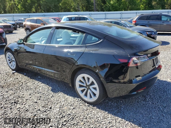 2022 Tesla Model 3 with VIN 5YJ3E1EA5NF102554, listed as a Copart auction lot 53195075 with 62,453 mi miles and Salvage Title. Bid and sale history available at DreamBid. Image 2.