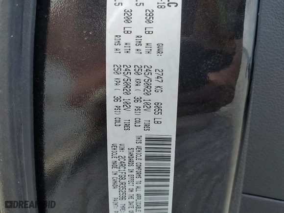 2018 Chrysler Pacifica Touring Plus with VIN 2C4RC1FG8JR352596, listed as a Copart auction lot 49112905 with 147,660 mi miles and Salvage Title. Bid and sale history available at carsss.com. Image 15.
