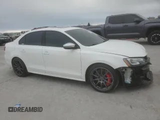 2013 Volkswagen Jetta GLI Autobahn with VIN 3VW4A7AJ8DM376492, listed as a Copart auction lot 50999815 with Not Provided miles and Salvage Title. Bid and sale history available at DreamBid. Image 4.
