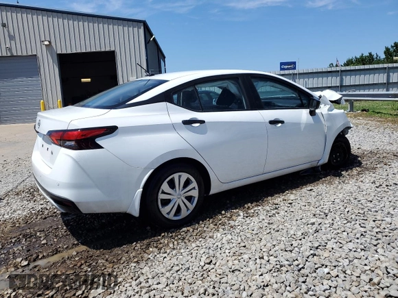 2024 Nissan Versa S с VIN 3N1CN8DV2RL906172, выставлен на аукционе Copart как лот 58047665 с пробегом 21 007 миль миль и Списание • Salvage title. История ставок и продаж доступна на DreamBid. Изображение 3.