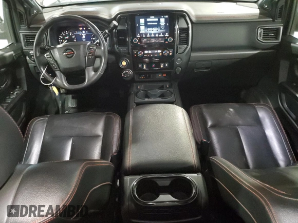 2020 Nissan Titan SL с VIN 1N6AA1EDXLN503963, выставлен на аукционе Copart как лот 56694005 с пробегом 61 341 миль миль и Списание • Salvage title. История ставок и продаж доступна на DreamBid. Изображение 8.