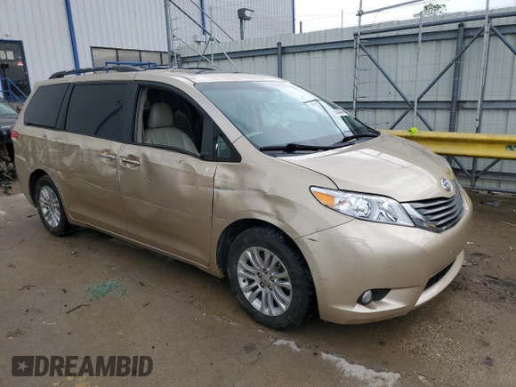 2011 Toyota Sienna XLE AAS с VIN 5TDYK3DC5BS016441, выставлен на аукционе Copart как лот 56464945 с пробегом 338 892 миль миль и На запчасти • Non repairable. История ставок и продаж доступна на DreamBid. Изображение 4.