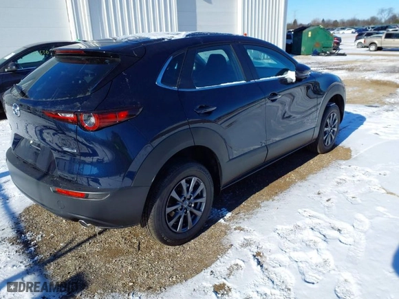 2025 Mazda CX-30 2.5 S with VIN 3MVDMBAM6SM763738, listed as a IAAI auction lot 41327425 with 120 mi miles. Bid and sale history available at carsss.com. Image 4.