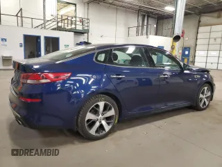 2019 Kia Optima S with VIN 5XXGT4L30KG289823, listed as a Copart auction lot 53204805 with 80,122 mi miles and Salvage Title. Bid and sale history available at carsss.com. Image 3.