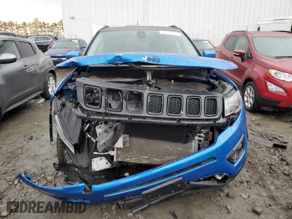 2021 Jeep Compass Altitude with VIN 3C4NJDBB7MT546733, listed as a Copart auction lot 46891965 with 65,085 mi miles and Salvage title. Bid and sale history available at DreamBid. Image 5.