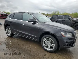 2015 Audi Q5 Premium Plus with VIN WA1DGAFP4FA019249, listed as a Copart auction lot 55855715 with 102,122 mi miles and Salvage title. Bid and sale history available at DreamBid. Image 4.
