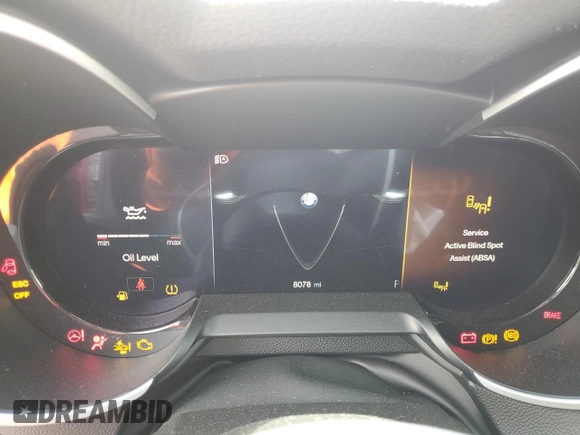 2024 Alfa Romeo Stelvio Ti z VIN ZASPAKBN7R7D70650, wystawiony jako Copart lot #63220614 z przebiegiem 8 078 mil mil oraz Nie do naprawy • Non repairable. Historia ofert i sprzedaży dostępna na DreamBid. Obrazek 9.