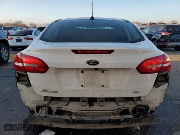 2017 Ford Focus SE with VIN 1FADP3F27HL226219, listed as a Copart auction lot 83667754 with 124,026 mi miles and Salvage Title. Bid and sale history available at carsss.com. Image 6.