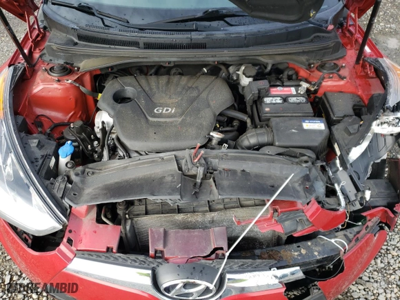 2016 Hyundai Veloster with VIN KMHTC6AD4GU253166, listed as a Copart auction lot 48557715 with 124,416 mi miles and Salvage Title. Bid and sale history available at carsss.com. Image 11.