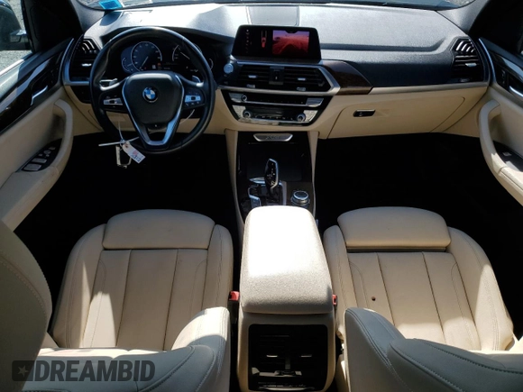 2020 BMW X3 xDrive30i with VIN 5UXTY5C09LLT37671, listed as a Copart auction lot 51134225 with 53,044 mi miles and Salvage Title. Bid and sale history available at DreamBid. Image 8.