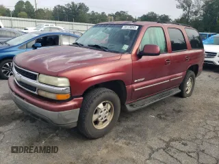 2003 Chevrolet Tahoe LT z VIN 1GNEC13Z63R240447, wystawiony jako Copart lot #70773093 z przebiegiem Nie podano mil oraz Szkoda całkowita • Salvage title. Historia ofert i sprzedaży dostępna na DreamBid. Obrazek 1.