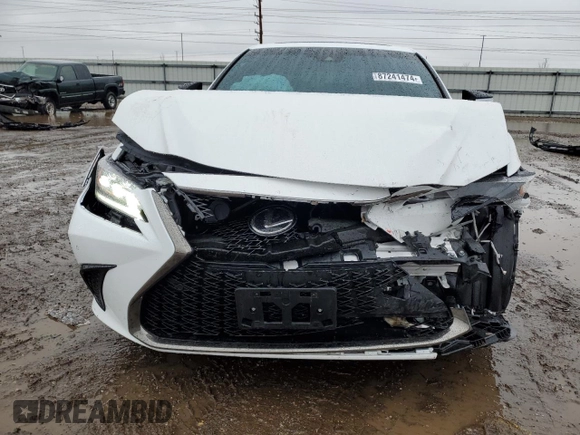 2021 Lexus ES with VIN 58AGZ1B17MU093330, listed as a Copart auction lot 87241474 with 31,355 mi miles and Salvage Title. Bid and sale history available at carsss.com. Image 5.
