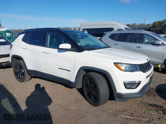 2020 Jeep Compass Latitude with VIN 3C4NJDBB9LT139639, listed as a IAAI auction lot 41695315 with 64,927 mi miles and . Bid and sale history available at DreamBid. Image 1.