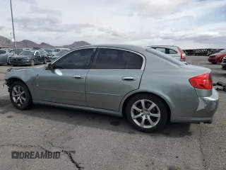 2006 Infiniti G35 with VIN JNKCV51E16M510542, listed as a Copart auction lot 47481195 with 168,022 mi miles and Salvage Title. Bid and sale history available at carsss.com. Image 2.