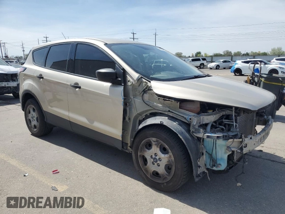 2017 Ford Escape S with VIN 1FMCU0F77HUE25995, listed as a Copart auction lot 56180845 with 105,006 mi miles and Salvage title. Bid and sale history available at DreamBid. Image 4.