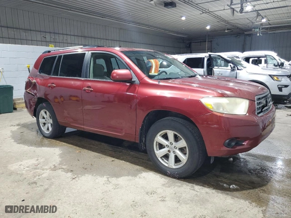 2008 Toyota Highlander with VIN JTEES41A382065581, listed as a Copart auction lot 44800945 with 97,707 mi miles and Salvage Title. Bid and sale history available at carsss.com. Image 4.