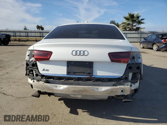2016 Audi A6 2.0T Premium with VIN WAUCFAFC3GN067169, listed as a Copart auction lot 84607794 with 92,753 mi miles and Salvage Title. Bid and sale history available at carsss.com. Image 6.