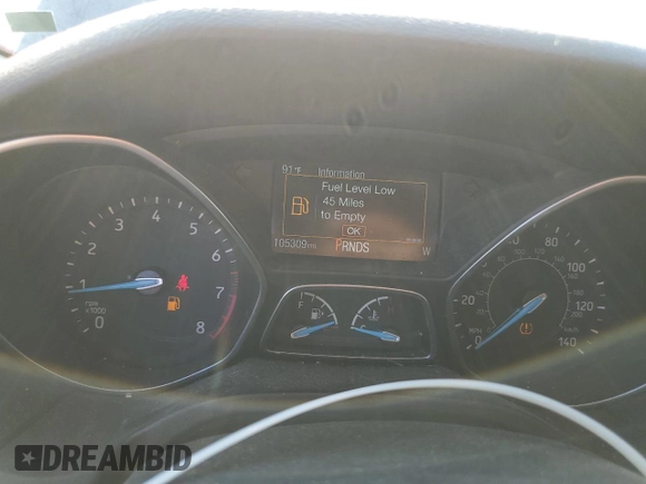2016 Ford Focus SE with VIN 1FADP3FE1GL253425, listed as a Copart auction lot 64285965 with 105,309 mi miles and Salvage title. Bid and sale history available at DreamBid. Image 9.