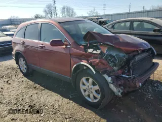 2007 Honda CR-V EX-L with VIN JHLRE487X7C080730, listed as a Copart auction lot 42798955 with 177,476 mi miles and Salvage Title. Bid and sale history available at carsss.com. Image 4.