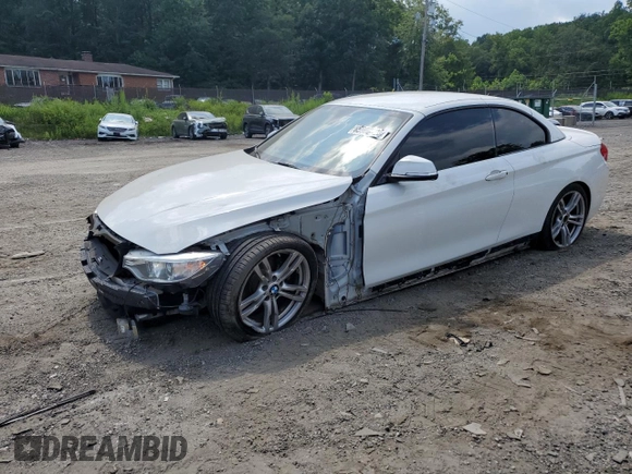 2014 BMW 4 Series 428i xDrive z VIN WBA3T1C56EPS98910, wystawiony jako Copart lot #65903985 z przebiegiem 95 328 mil mil oraz Szkoda całkowita • Salvage title. Historia ofert i sprzedaży dostępna na DreamBid. Obrazek 1.