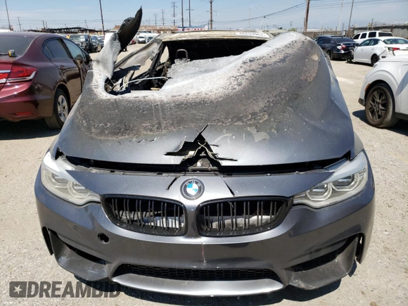 2015 BMW M4 with VIN WBS3R9C52FK333207, listed as a Copart auction lot 46253963 with 0 mi miles. Bid and sale history available at carsss.com. Image 5.