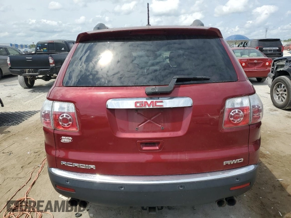 2010 GMC Acadia SLT2 with VIN 1GKLVNED0AJ228717, listed as a Copart auction lot 54718115 with 112,602 mi miles and Clean Title. Bid and sale history available at DreamBid. Image 6.