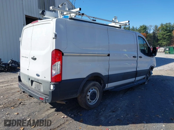 2023 Ford Transit Cargo with VIN 1FTBR1Y86PKA79798, listed as a IAAI auction lot 40155361 with 28,670 mi miles and . Bid and sale history available at DreamBid. Image 4.