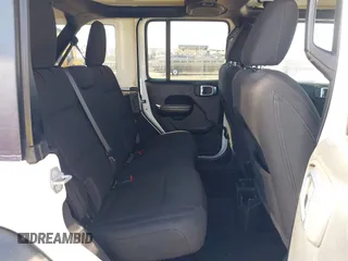 2020 Jeep Wrangler Unlimited Sport S with VIN 1C4HJXDN6LW161341, listed as a IAAI auction lot 41217843 with 74,196 mi miles and . Bid and sale history available at DreamBid. Image 8.