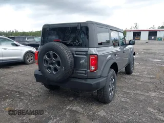 2025 Ford Bronco Big Bend with VIN 1FMDE7BH7SLA43844, listed as a IAAI auction lot 42816053 with 3,401 mi miles and . Bid and sale history available at DreamBid. Image 4.