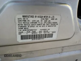 2014 Infiniti Q50 Premium with VIN JN1BV7AP6EM673747, listed as a Copart auction lot 50327265 with 136,288 mi miles and Salvage Title. Bid and sale history available at carsss.com. Image 12.