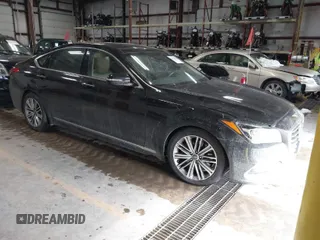 2018 Genesis G80 3.8L with VIN KMHGN4JE4JU232110, listed as a IAAI auction lot 41425938 with 108,170 mi miles. Bid and sale history available at carsss.com. Image 1.