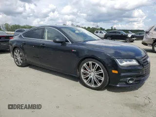2012 Audi A7 Prestige with VIN WAU2GAFC6CN140635, listed as a Copart auction lot 61007245 with 156,190 mi miles and Clean title. Bid and sale history available at DreamBid. Image 4.