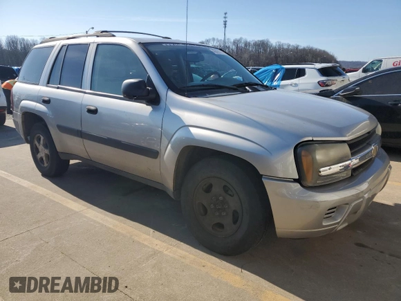 2005 Chevrolet TrailBlazer LS with VIN 1GNDT13S752302481, listed as a Copart auction lot 42891074 with Not Provided miles and Salvage Title. Bid and sale history available at DreamBid. Image 4.