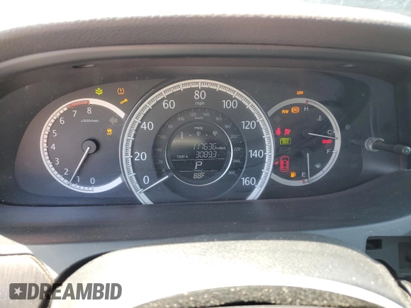 2014 Honda Accord Sedan EX-L with VIN 1HGCR2F84EA002493, listed as a Copart auction lot 51417895 with 117,636 mi miles and Salvage Title. Bid and sale history available at carsss.com. Image 9.