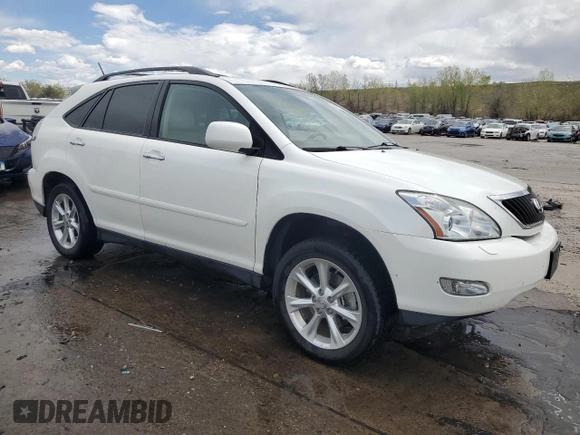 2008 Lexus RX 350 with VIN 2T2HK31U18C090479, listed as a Copart auction lot 54976025 with 80,825 mi miles and Salvage Title. Bid and sale history available at DreamBid. Image 4.