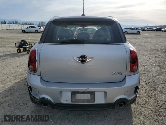 2012 MINI Countryman S with VIN WMWZC5C54CWL59076, listed as a Copart auction lot 48201505 with 172,253 mi miles and Salvage Title. Bid and sale history available at DreamBid. Image 6.