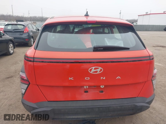 2024 Hyundai Kona SE with VIN KM8HA3AB5RU136935, listed as a IAAI auction lot 41614174 with 16,654 mi miles. Bid and sale history available at carsss.com. Image 16.