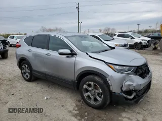 2019 Honda CR-V EX with VIN 5J6RW2H58KL021806, listed as a Copart auction lot 51842875 with 58,388 mi miles and Salvage Title. Bid and sale history available at DreamBid. Image 4.