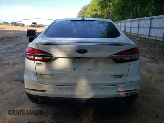 2020 Ford Fusion Titanium with VIN 3FA6P0D96LR152910, listed as a Copart auction lot 55389355 with 105,690 mi miles and Salvage title. Bid and sale history available at DreamBid. Image 6.