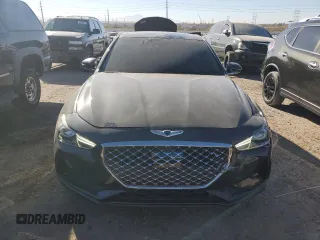 2019 Genesis G70 Dynamic with VIN KMTG34LE6KU015376, listed as a Copart auction lot 83714414 with 44,191 mi miles and Salvage Title. Bid and sale history available at DreamBid. Image 5.