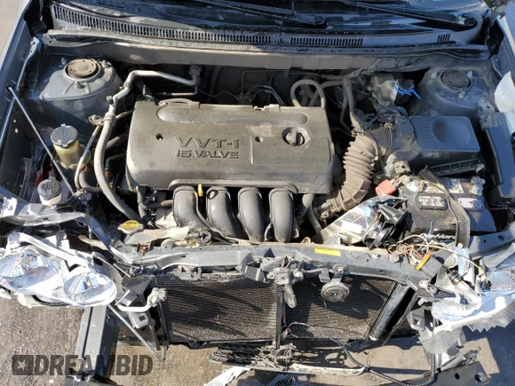 2007 Toyota Corolla CE with VIN 2T1BR32E27C788708, listed as a Copart auction lot 49352645 with 193,540 mi miles and Salvage Title. Bid and sale history available at DreamBid. Image 11.