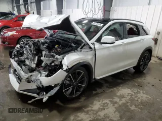 2023 Infiniti QX50 Sport with VIN 3PCAJ5FB2PF116724, listed as a Copart auction lot 88275485 with Not Provided miles and Salvage Title. Bid and sale history available at DreamBid. Image 1.
