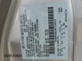 2004 Ford Mustang Standard с VIN 1FAFP40424F114915, выставлен на аукционе Copart как лот 54550465 с пробегом 126 569 миль миль и Списание • Salvage title. История ставок и продаж доступна на DreamBid. Изображение 12.
