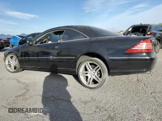 2005 Mercedes-Benz CL-Class 5.0L with VIN WDBPJ75J85A046603, listed as a Copart auction lot 44466185 with 146,702 mi miles and Salvage Title. Bid and sale history available at carsss.com. Image 2.