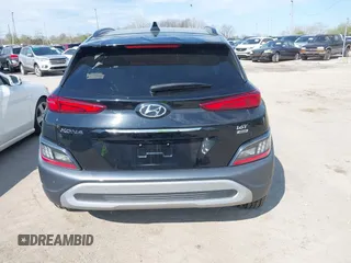 2022 Hyundai Kona Limited with VIN KM8K5CA39NU787983, listed as a IAAI auction lot 42094237 with Not Provided miles. Bid and sale history available at carsss.com. Image 16.